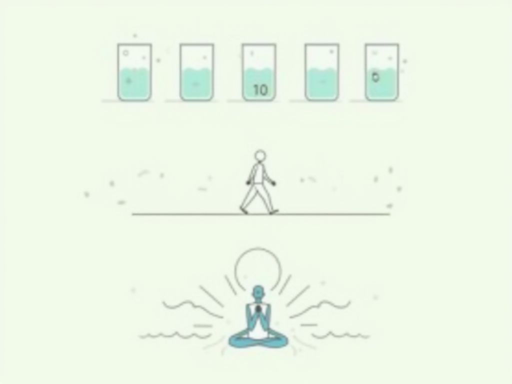 Desafío: ¡Hidrátate, Camina, Repite! 5 Vasos...